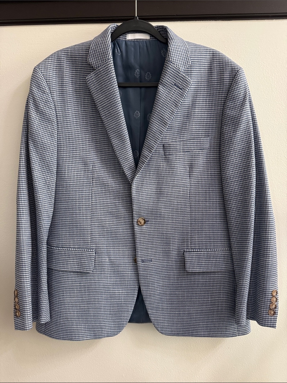 Ralph Lauren Blue Micro-Check Sport Coat
